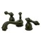 Kingston Brass KS3955AL Restoration Mini-Widespread Bathroom Faucet, Oil Rubbed Bronze KS3955AL - alternate 1